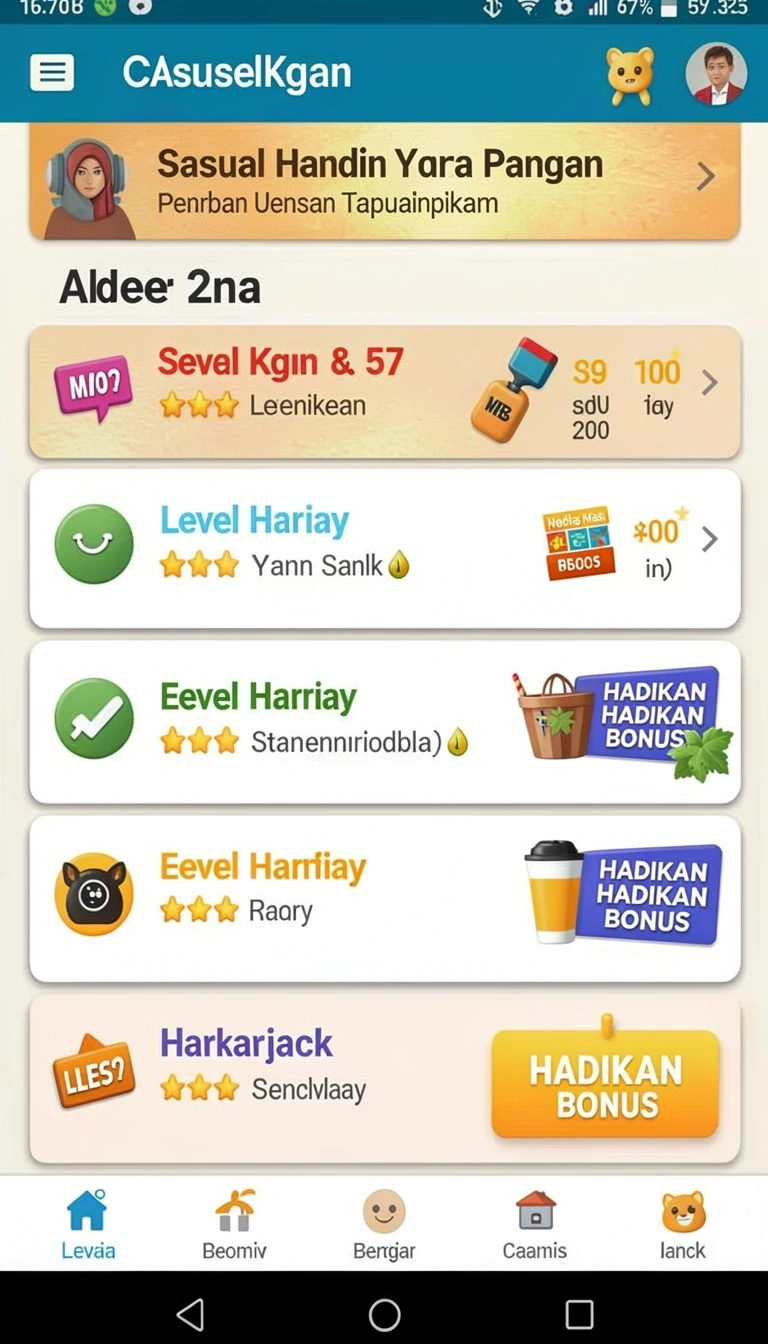 Beragam pilihan permainan menarik dalam aplikasi Review Aplikasi rp79.